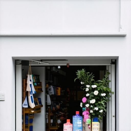 A storefront with community activities emphasizing local SEO strategies