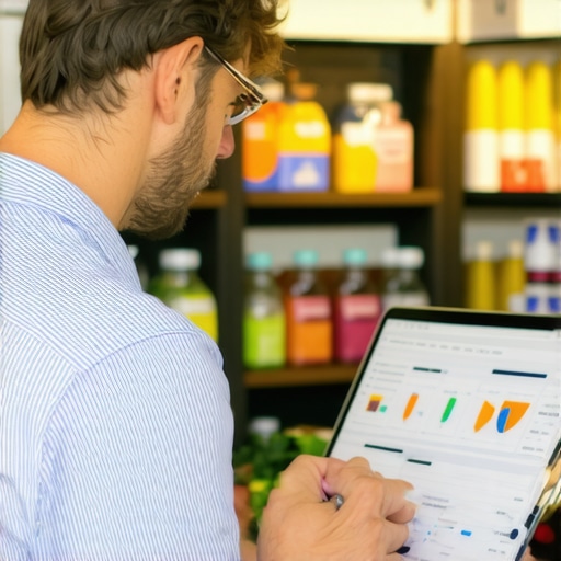 Data Analytics in Small Business Small business owner reviewing analytics dashboard on a laptop