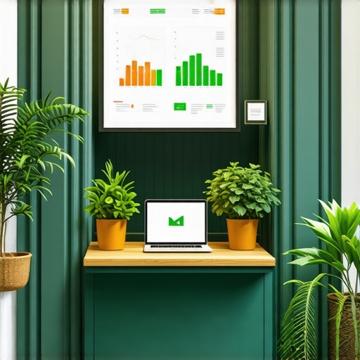 Shop owner analyzing local SEO analytics on computer screen