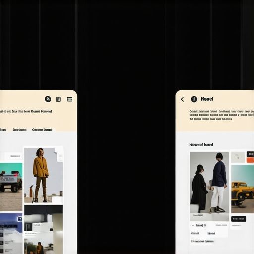 Local shop with digital screens displaying live promotions and community updates