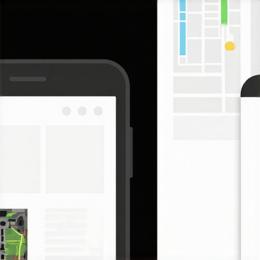 Visual representation of schema markup and local search listings