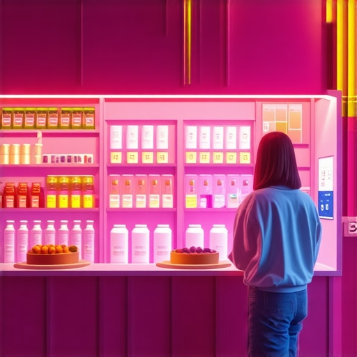 Retail shop staff demonstrating AR experience to customers