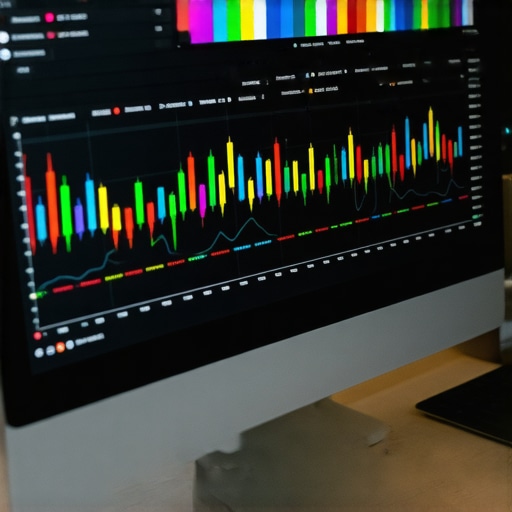 Small shop owner analyzing voice search data and local SEO analytics on a laptop.