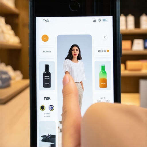 AR Shopping Experience for Local Business Retailer demonstrating AR product preview to nearby customer