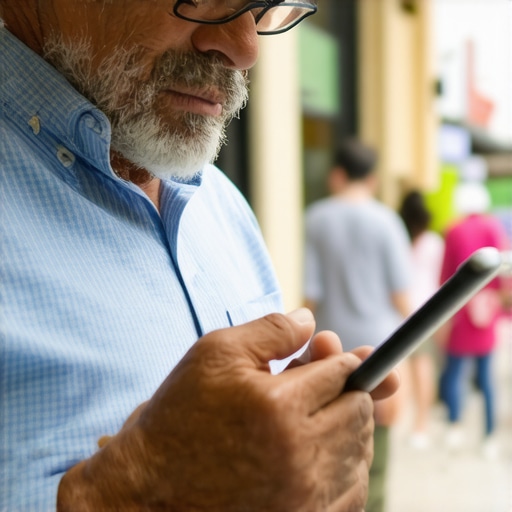 Data-Driven Local SEO Strategies Small shop owner reviewing analytics data on a tablet in a community setting.