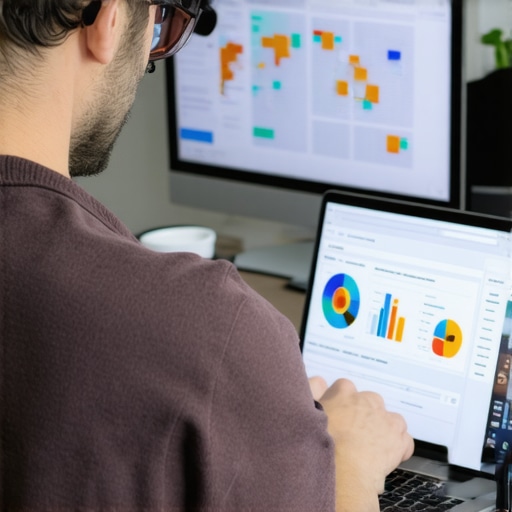 Owner reviewing local SEO metrics and maps for strategic improvements.