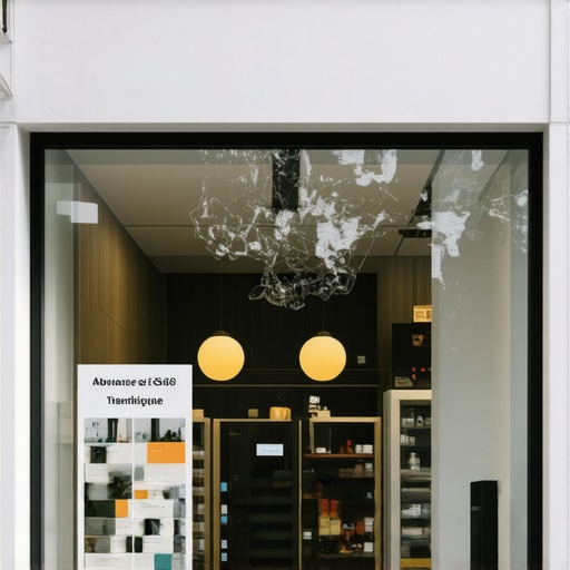 A digital storefront with augmented reality marketing features.