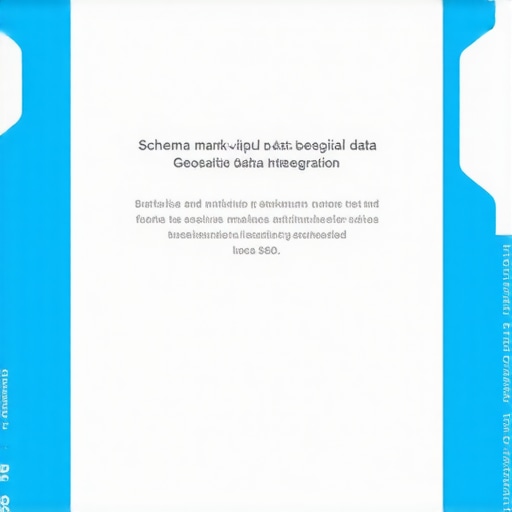 Infographic illustrating the combination of schema markup and geospatial data to enhance local search visibility