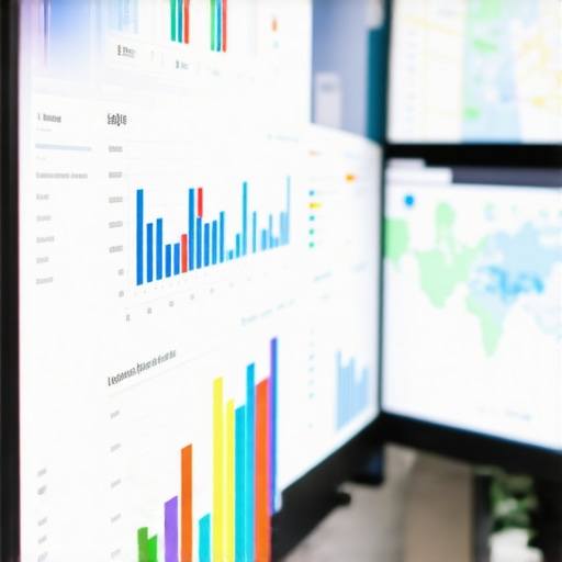 A detailed dashboard showing local SEO metrics and analytics.