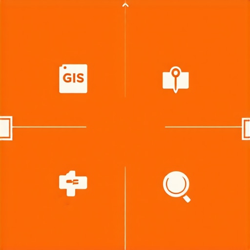 Infographic showcasing cutting-edge techniques like GIS, AI, schema markup, and voice search optimization for local business SEO.