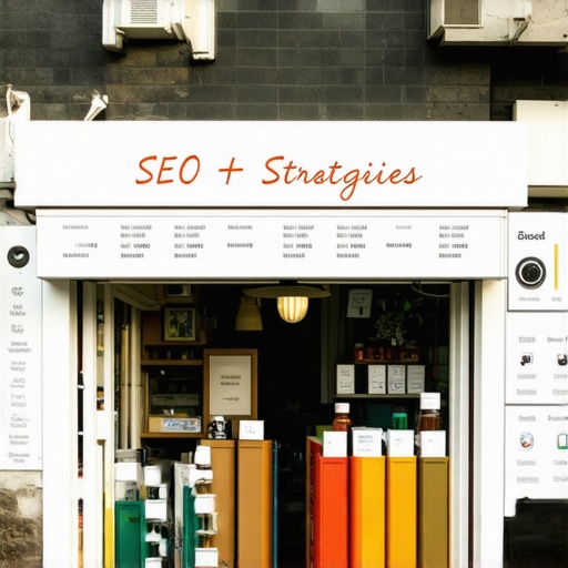A vibrant small business actively implementing local SEO tactics with community engagement.