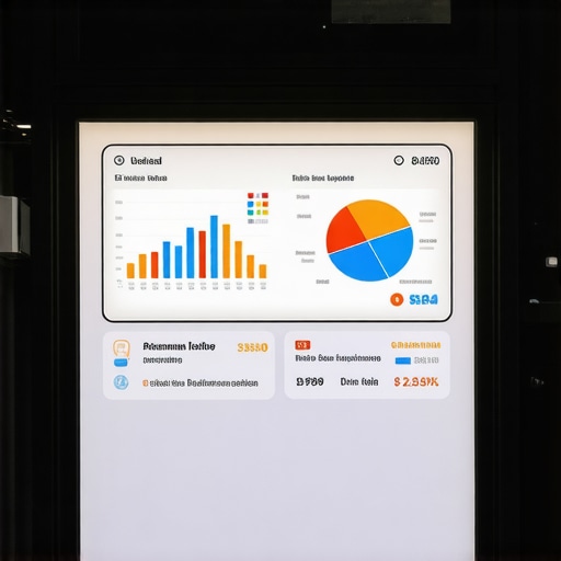 Small shop owner analyzing digital data on a screen to improve local SEO