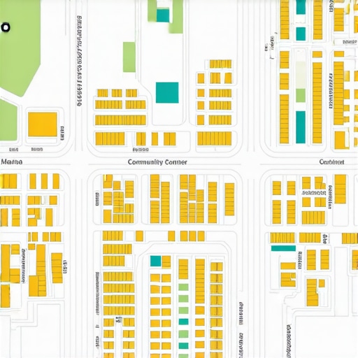 Neighborhood Community Map for Local SEO Map showcasing local businesses and community hotspots