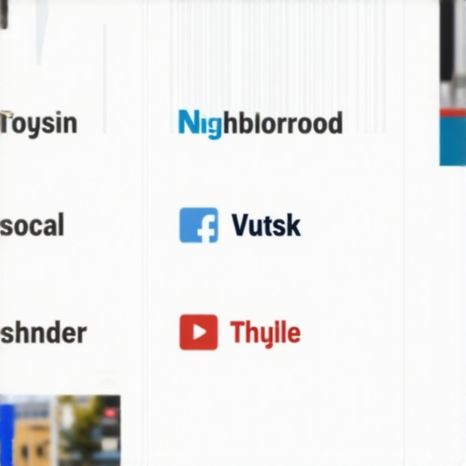 Community social media posts and hashtags indicating local trends.
